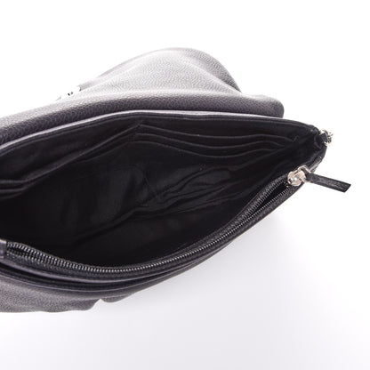 Chanel Caviar Half Moon Wallet On Chain WOC Black 5 of 7