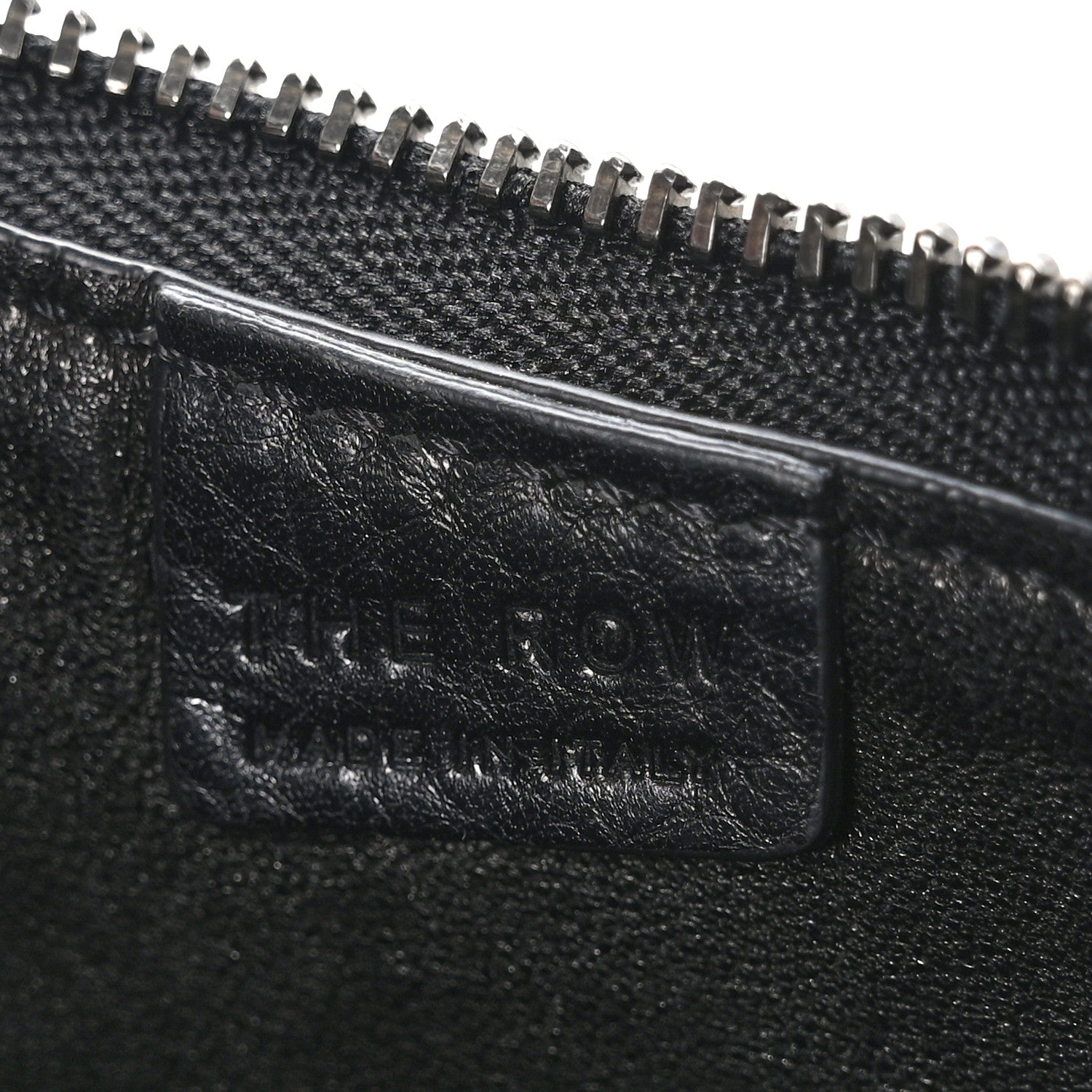 The Row Grained Calfskin Half Moon Shoulder Bag Black 6 of 11