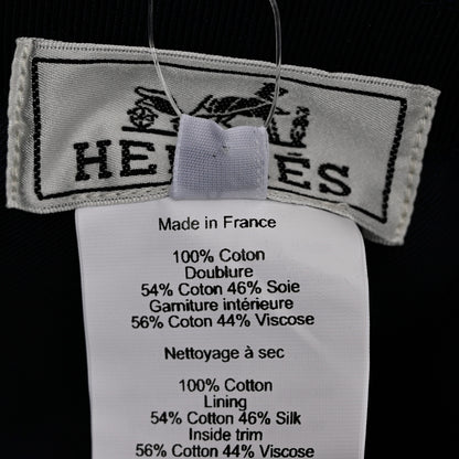 Hermes Cotton Davis Sunshine Hat 57 Marine 9 of 9