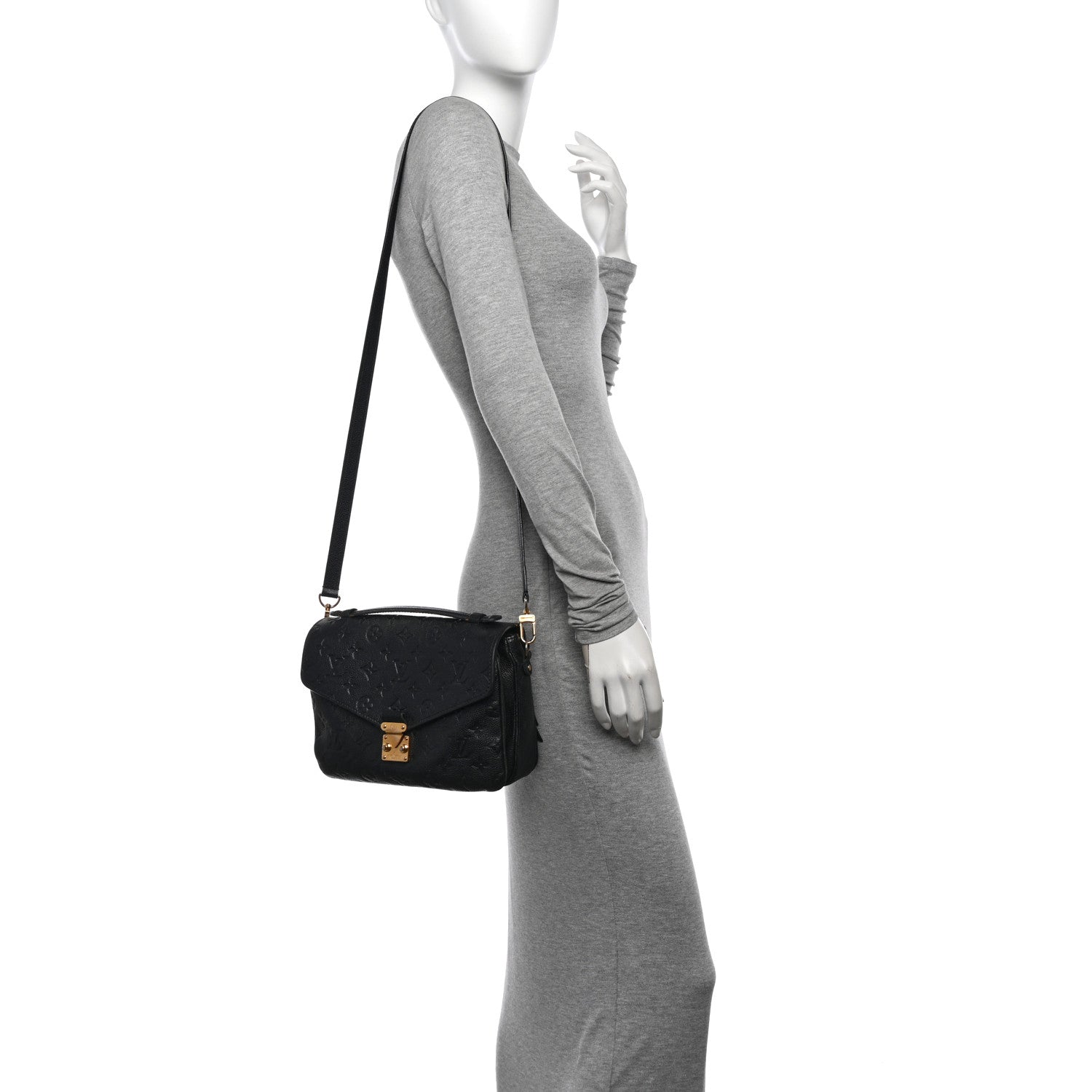 Louis Vuitton Empreinte Pochette Metis Black 2 of 16