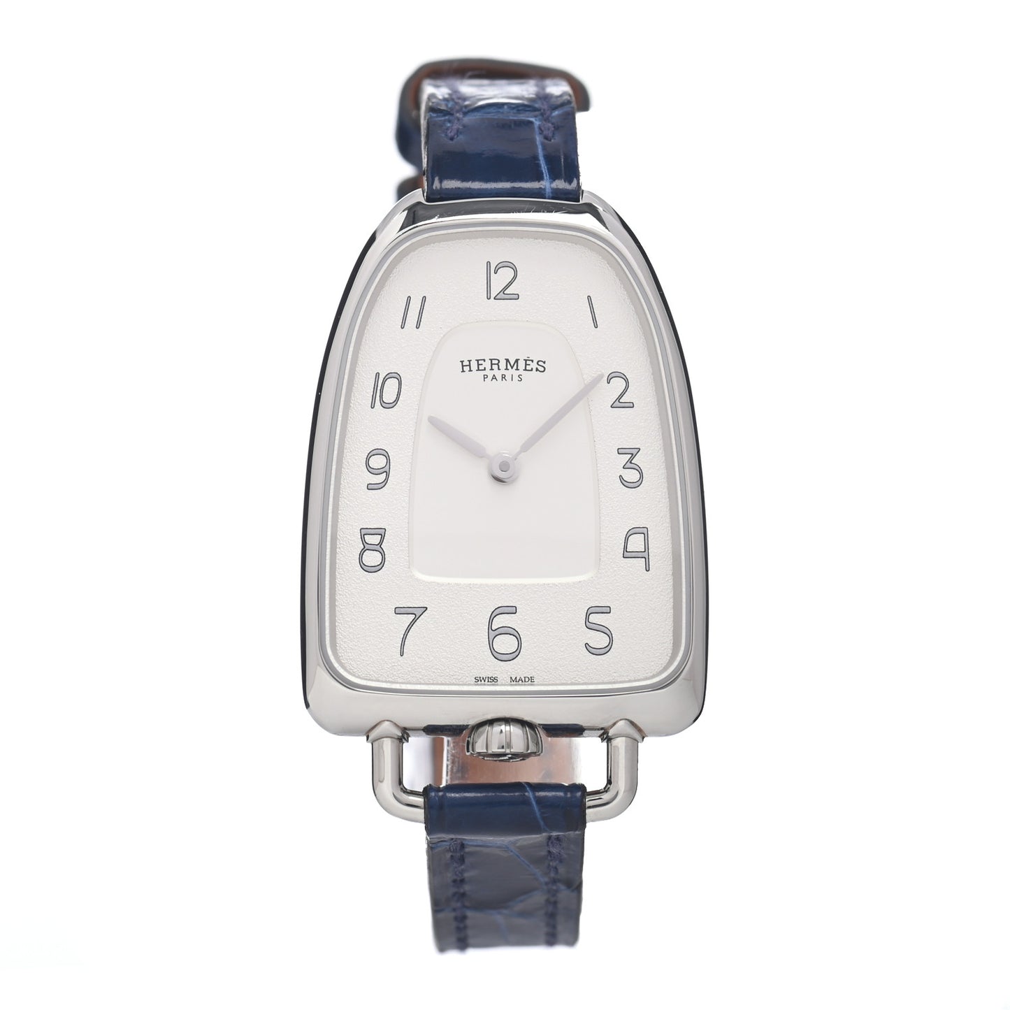 Stainless Steel Alligator 26mm Galop Quartz Watch Bleu Saphir