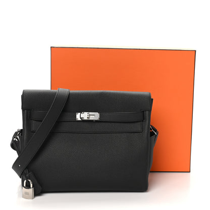 Hermes Togo Kelly Messenger GM Black 11 of 11