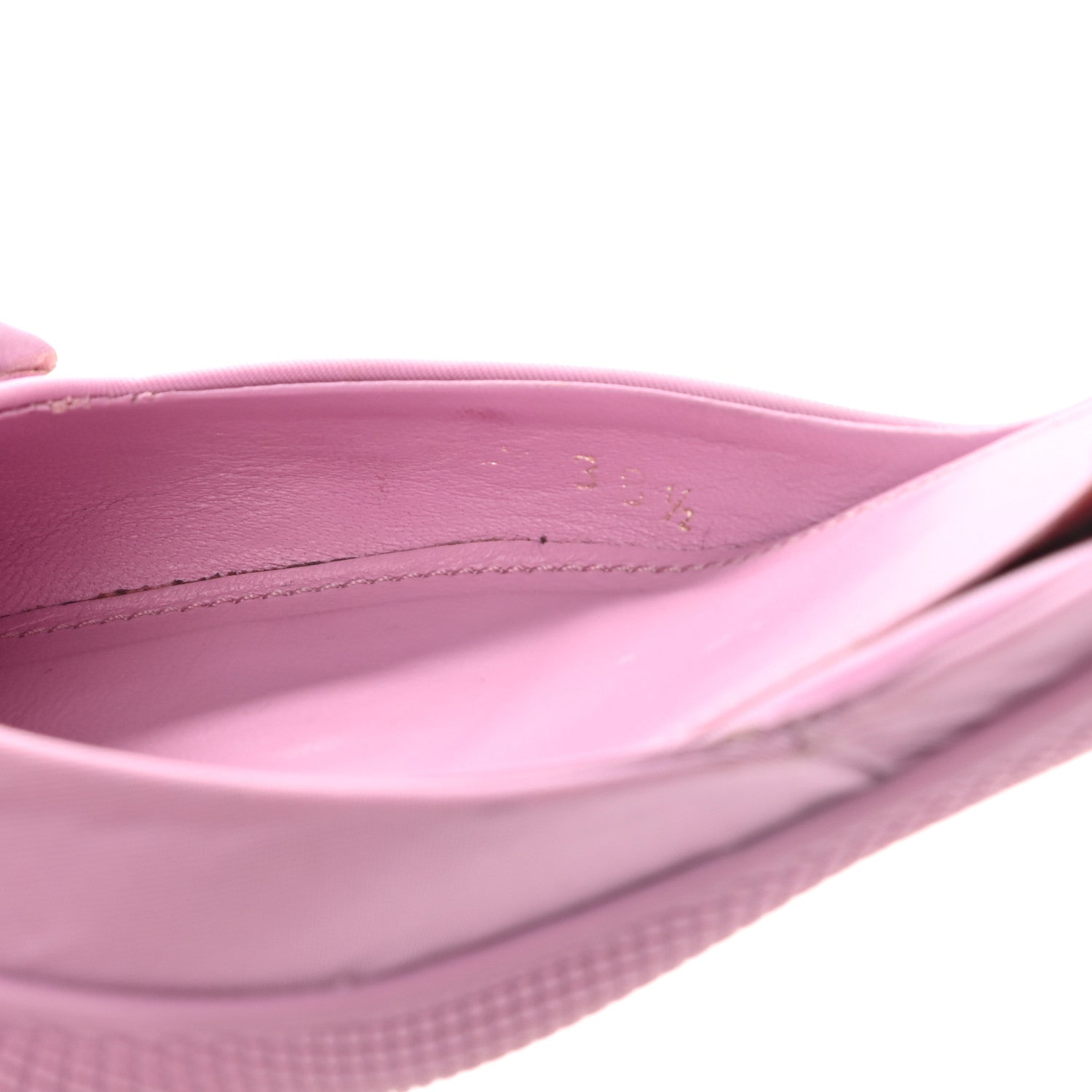 Prada Nylon Flower Pointed Toe 45mm Slingback Pumps 38.5 Primula 9 of 11