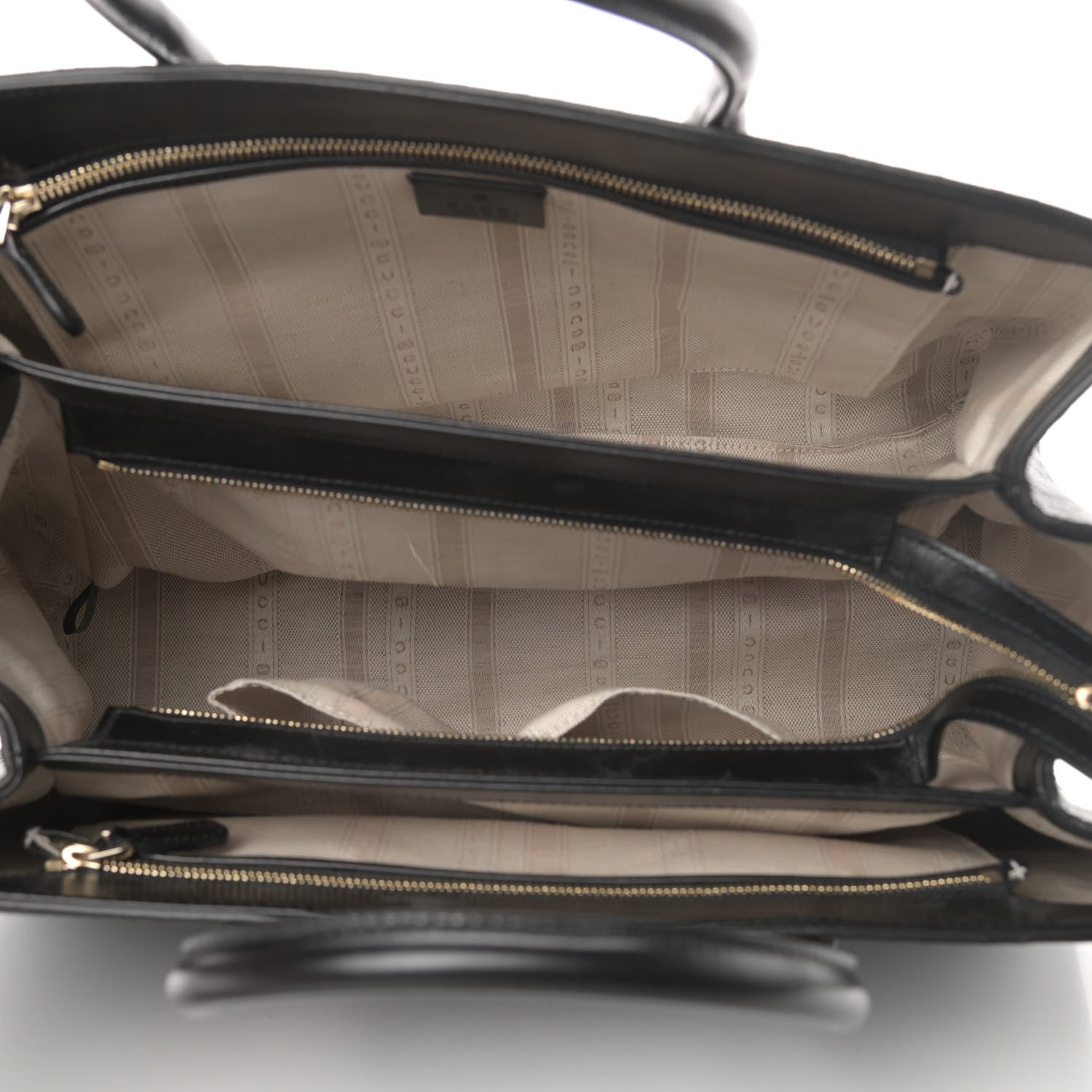Gucci Hilary Lux Bright Diamante Medium Top Handle Bag Black 4 of 5