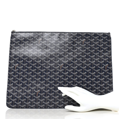 Goyard Goyardine Senat Pochette GM Navy 2 of 6