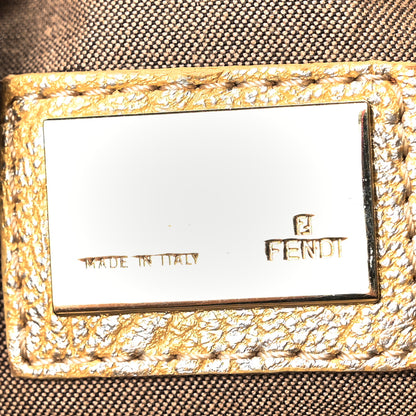 Fendi Nappa Nuvolata Bimetal Spy Oro Argento 10 of 19