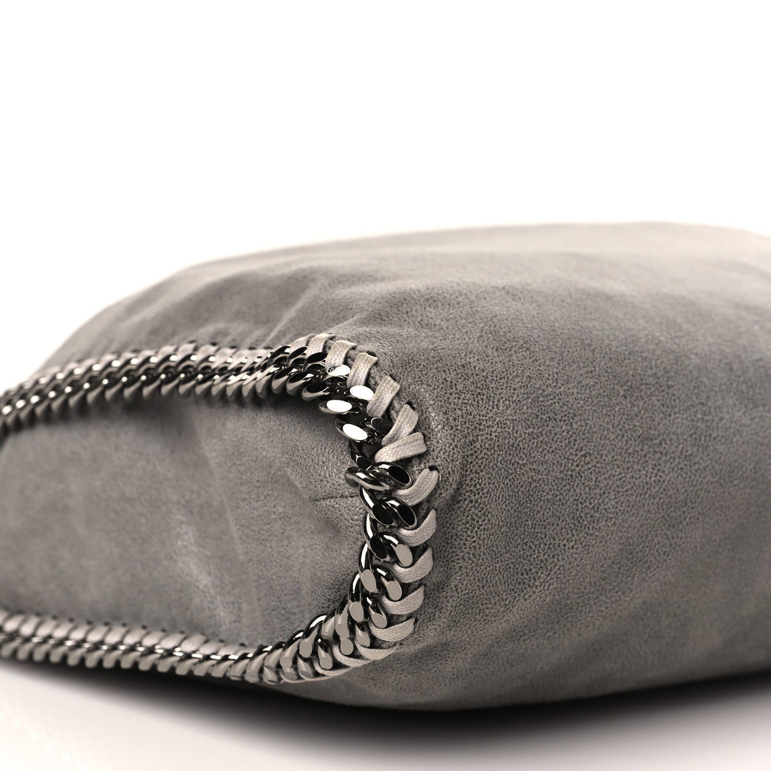 Stella McCartney Shaggy Deer Falabella Fold Over Tote Grey 8 of 9