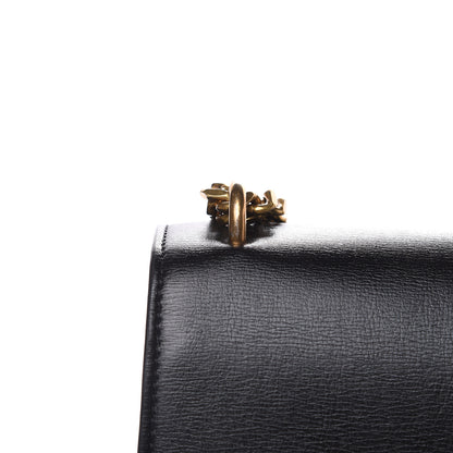 Saint Laurent Calfskin Medium Monogram Sunset Black 12 of 13