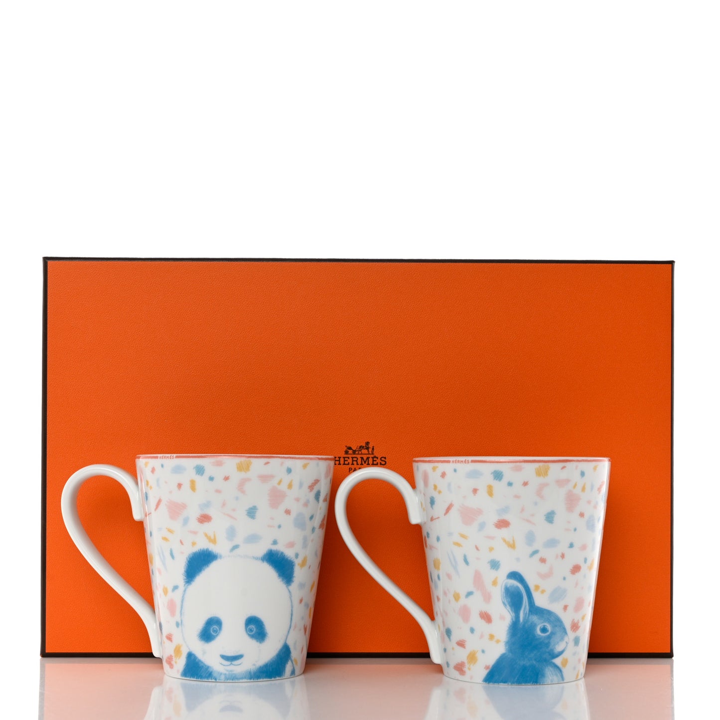 Porcelain Passe-Passe Mug Set of 2