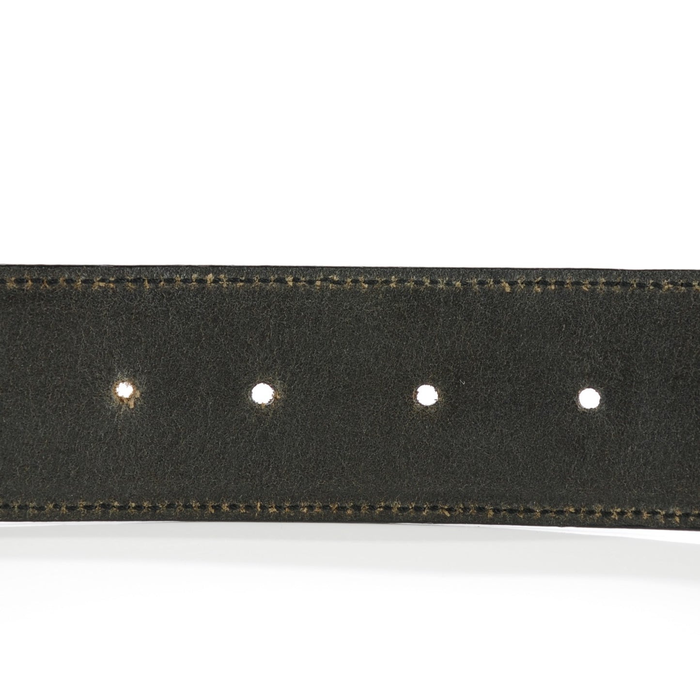 Calfskin Bamboo Interlocking G Belt 85 34 Black