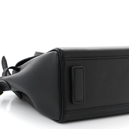 Versace Grained Calfskin Small La Medusa Top Handle Bag Black 8 of 11