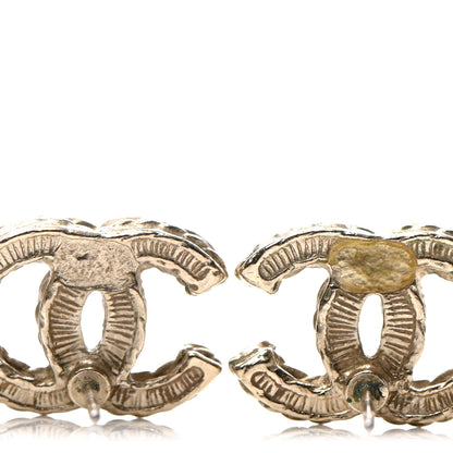 Chanel Pearl CC Earrings Gold 4 of 4