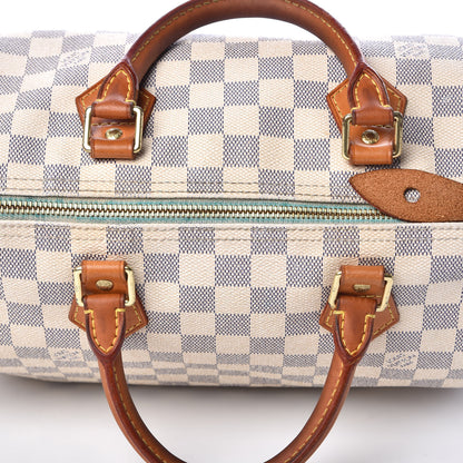 Louis Vuitton Damier Azur Speedy 30 11 of 17