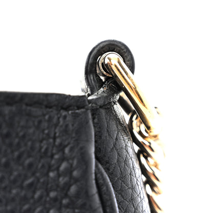 Gucci Pebbled Calfskin Medium Soho Flap Crossbody Black 13 of 14