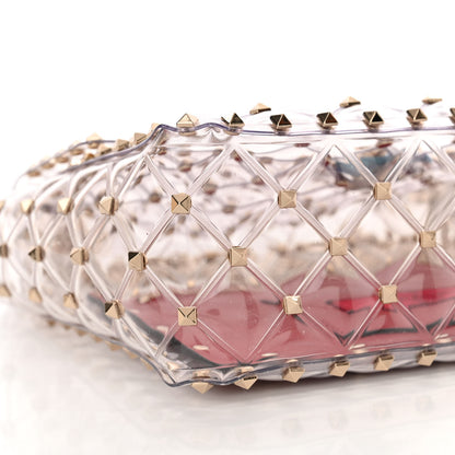 Valentino Garavani PVC Medium Rockstud Spike Shoulder Bag 8 of 9