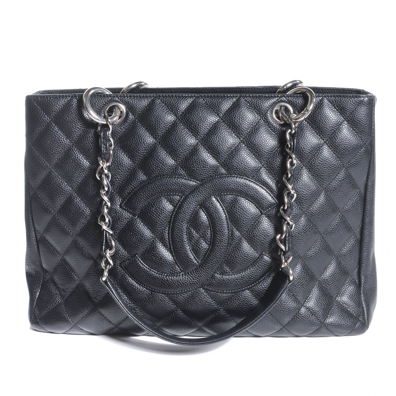 Chanel Caviar Grand Shopping Tote GST Black 1 of 9