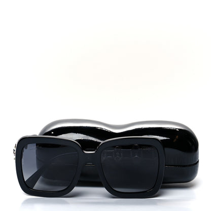 Chanel Pearl Crystal Bijoux Polarized Sunglasses 5335-B-A Black 8 of 8