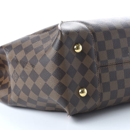 Louis Vuitton Damier Ebene Caissa Hobo Rose Ballerine 6 of 10