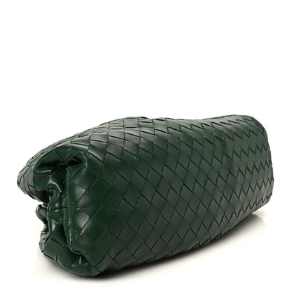 Bottega Veneta Nappa Maxi Intrecciato The Pouch Oversized Clutch Racing Green 4 of 11