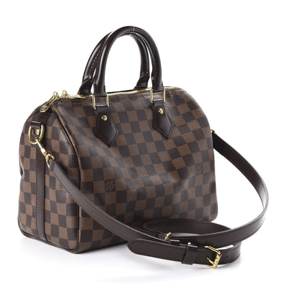 Louis Vuitton Damier Ebene Speedy Bandouliere 25 3 of 10