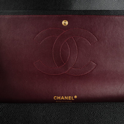 Chanel Caviar Quilted Maxi Double Flap Black 7 of 8