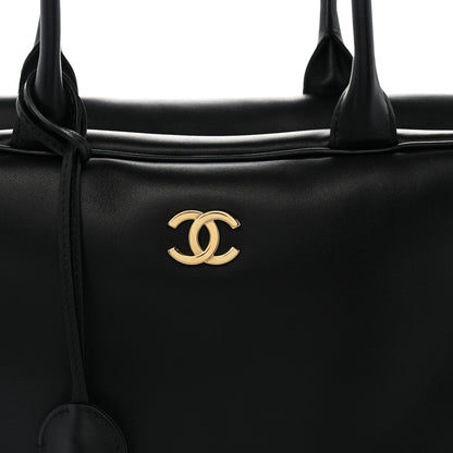 Chanel Calfskin Large Perfect Bowling Bag Black 8 of 10