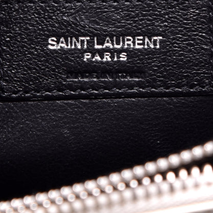 Saint Laurent Calfskin Y Quilted Monogram Small Loulou Chain Satchel Ivory 6 of 8