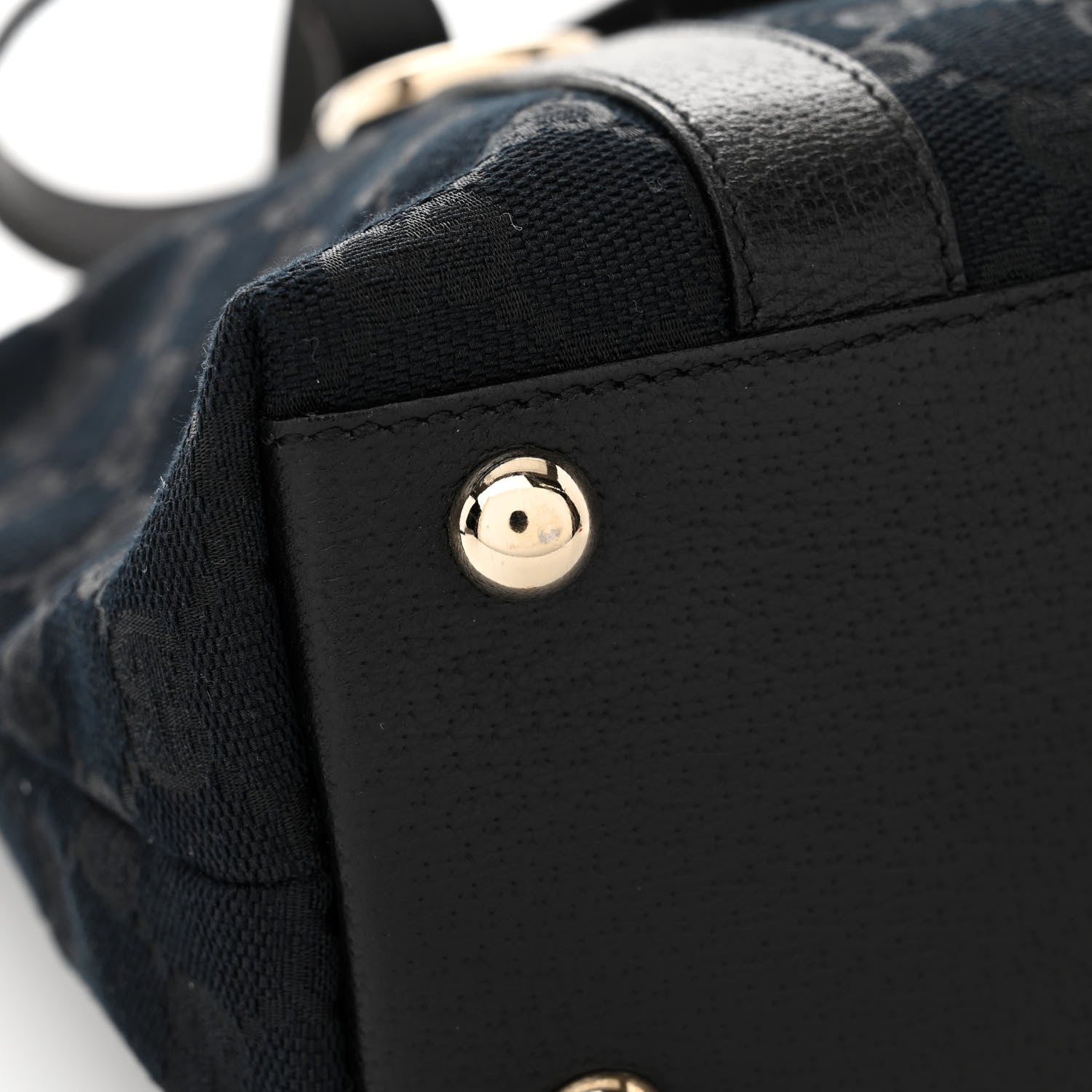 Gucci Monogram Small Abbey Tote Black 11 of 13
