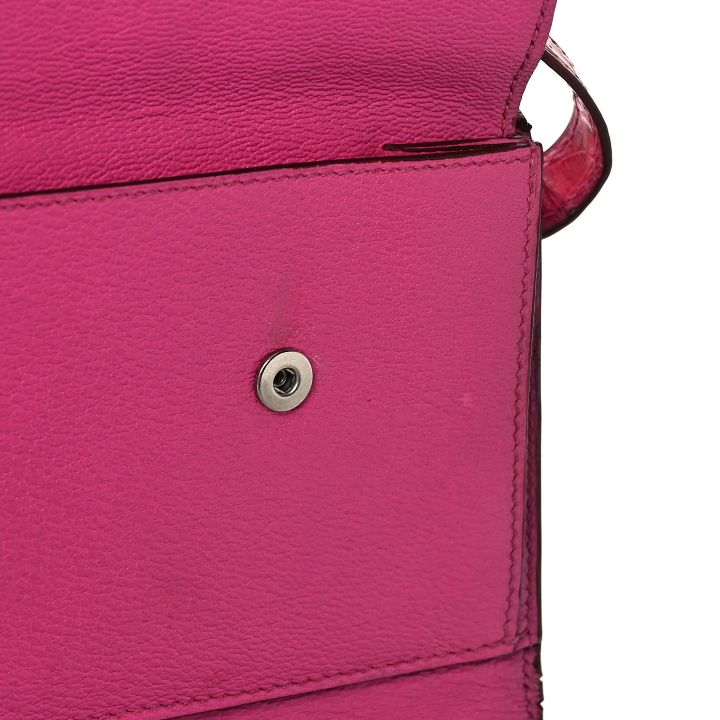 Shiny Alligator Kelly Tri-Fold Longue Wallet