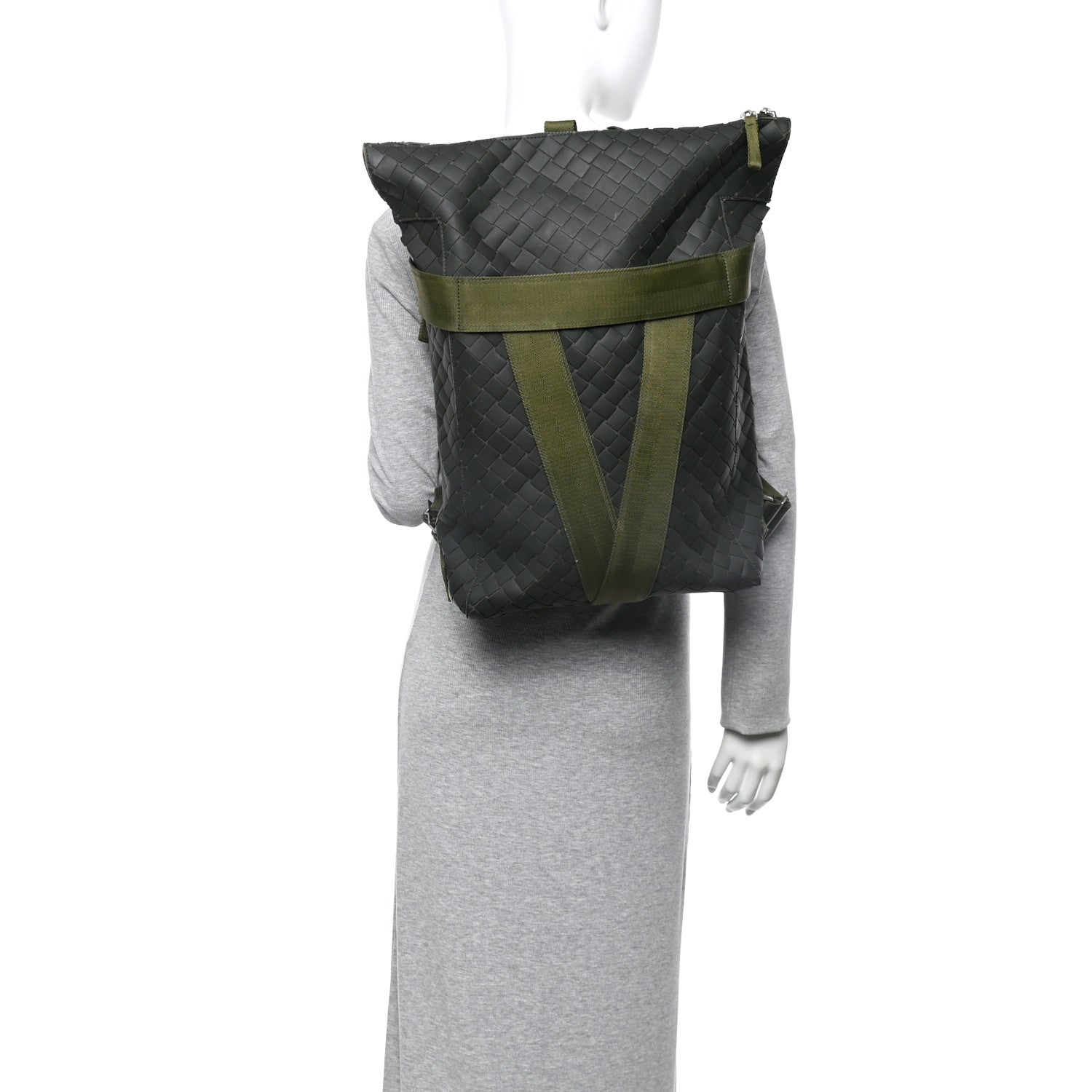 Bottega Veneta Intreccio Rubber Backpack Camping 2 of 8