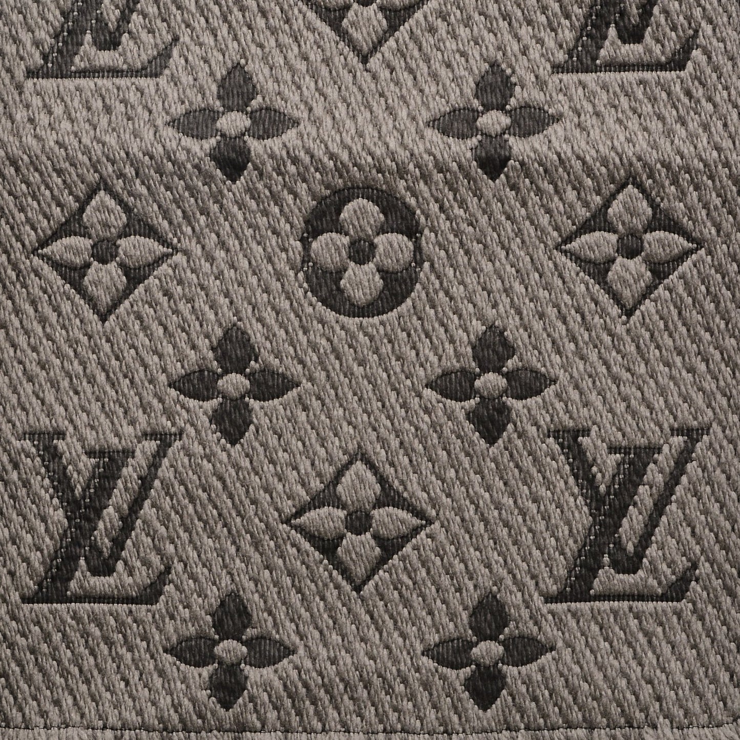 Wool Silk Logomania Scarf Verone