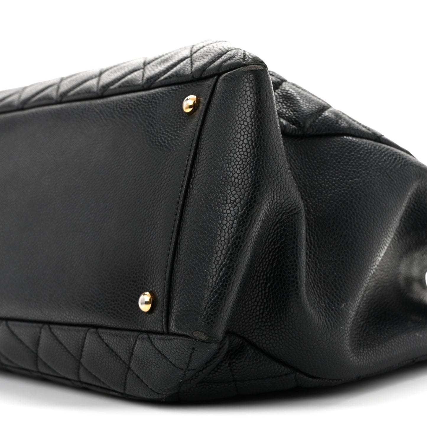 Caviar Quilted XL Grand Shopping Tote GST Black