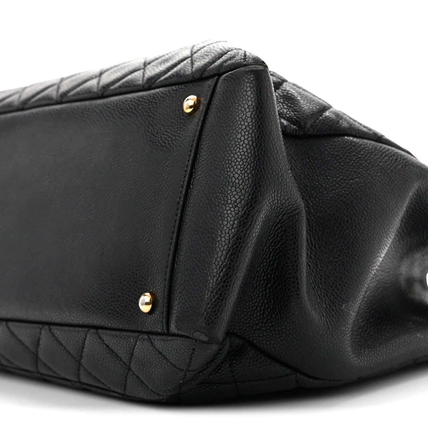 Chanel Caviar Quilted XL Grand Shopping Tote GST Black 10 of 16