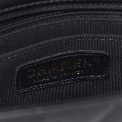 Chanel Lambskin Quilted Crush On Chains Flap Bag Black 6 of 9
