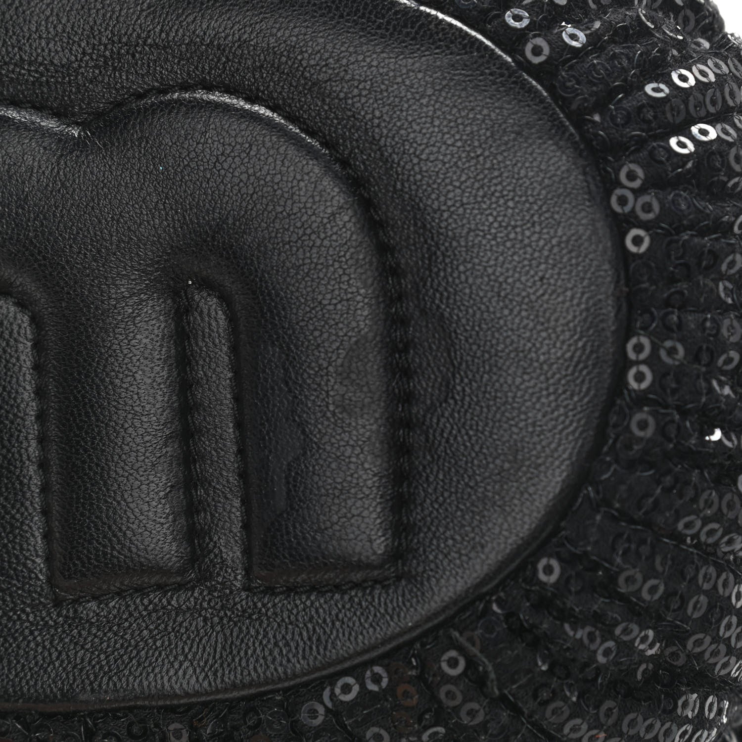 Miu Miu Paillettes Mate Bucket Bag Black 11 of 11