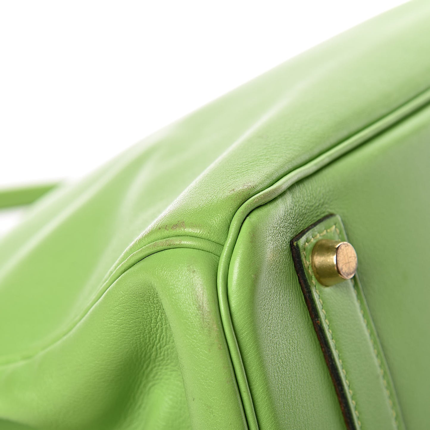 Veau Gulliver Birkin 35 Vert Cru