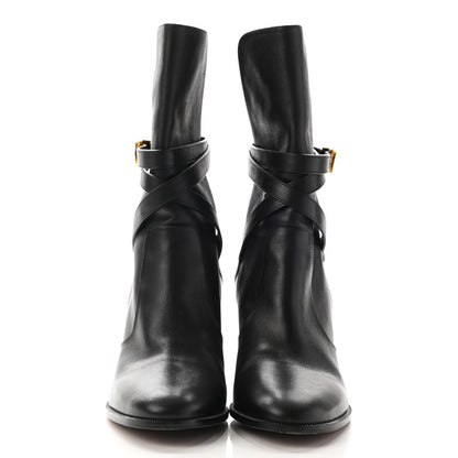 Christian Dior Soft Calfskin Empreinte Ankle Boot 41 Black 2 of 8