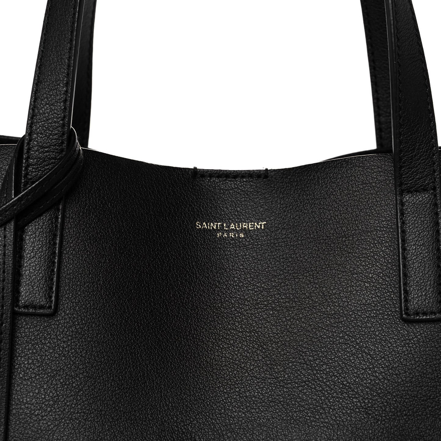 Calfskin Large Shopping Tote Black