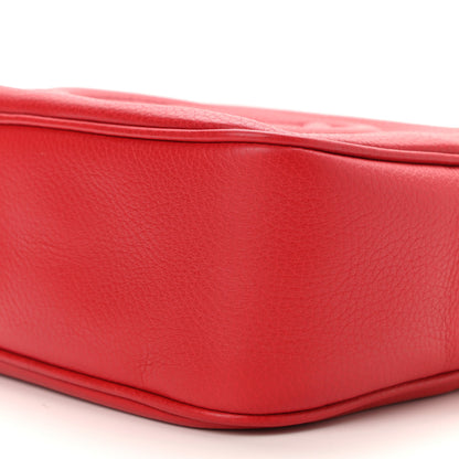 Gucci Pebbled Calfskin Small Soho Disco Bag Tabasco Red 10 of 10