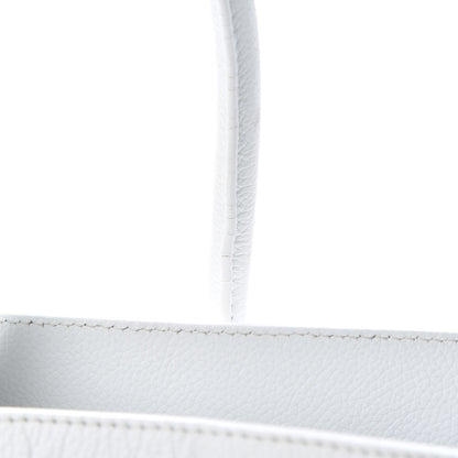 Chanel Calfskin Cerf Executive Shopper Tote White 13 of 14