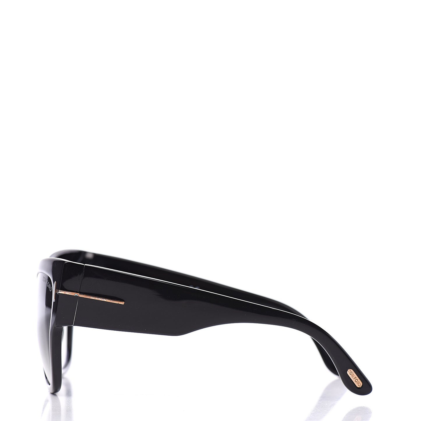 Acetate Anoushka Cat Eye Sunglasses TF371 Black