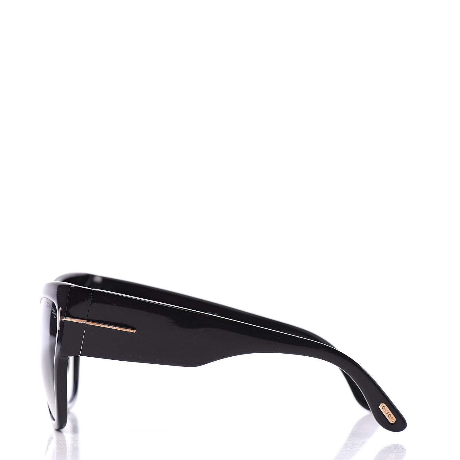 Tom Ford Acetate Anoushka Cat Eye Sunglasses TF371 Black 3 of 8