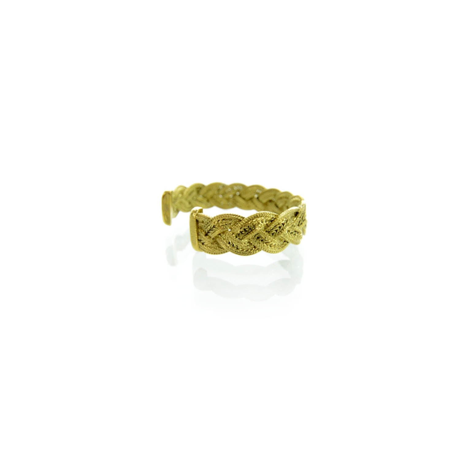 Chanel Braided Cuff Gold 4 of 5