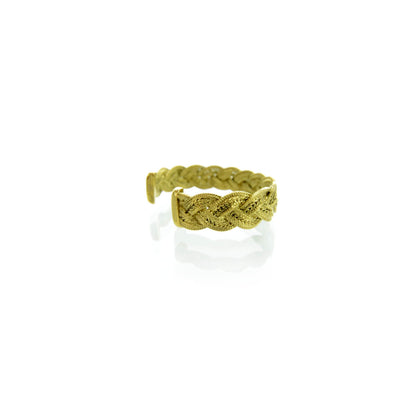 Chanel Braided Cuff Gold 4 of 5