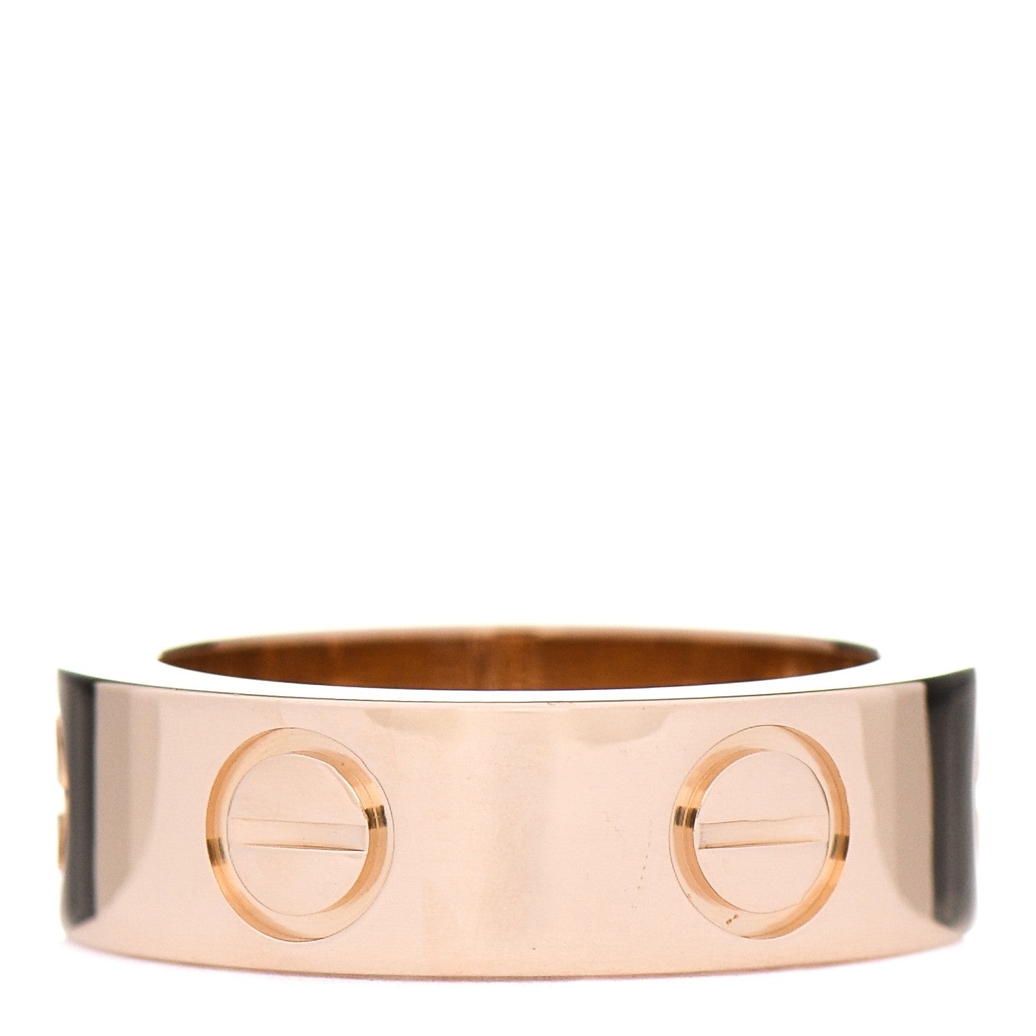 Cartier 18K Pink Gold Pink Sapphire 5.5mm LOVE Ring 45 3.25 3 of 4