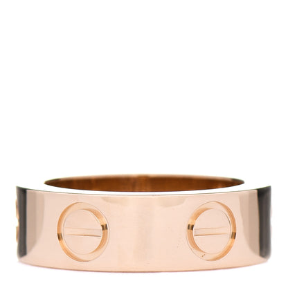 Cartier 18K Pink Gold Pink Sapphire 5.5mm LOVE Ring 45 3.25 3 of 4