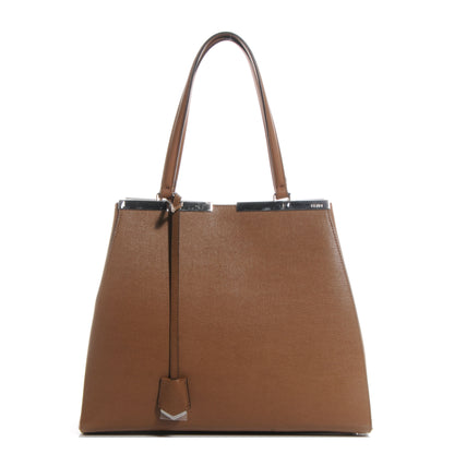 Fendi Vitello Elite Flamingo Large 3Jours Tote Orzo 1 of 8