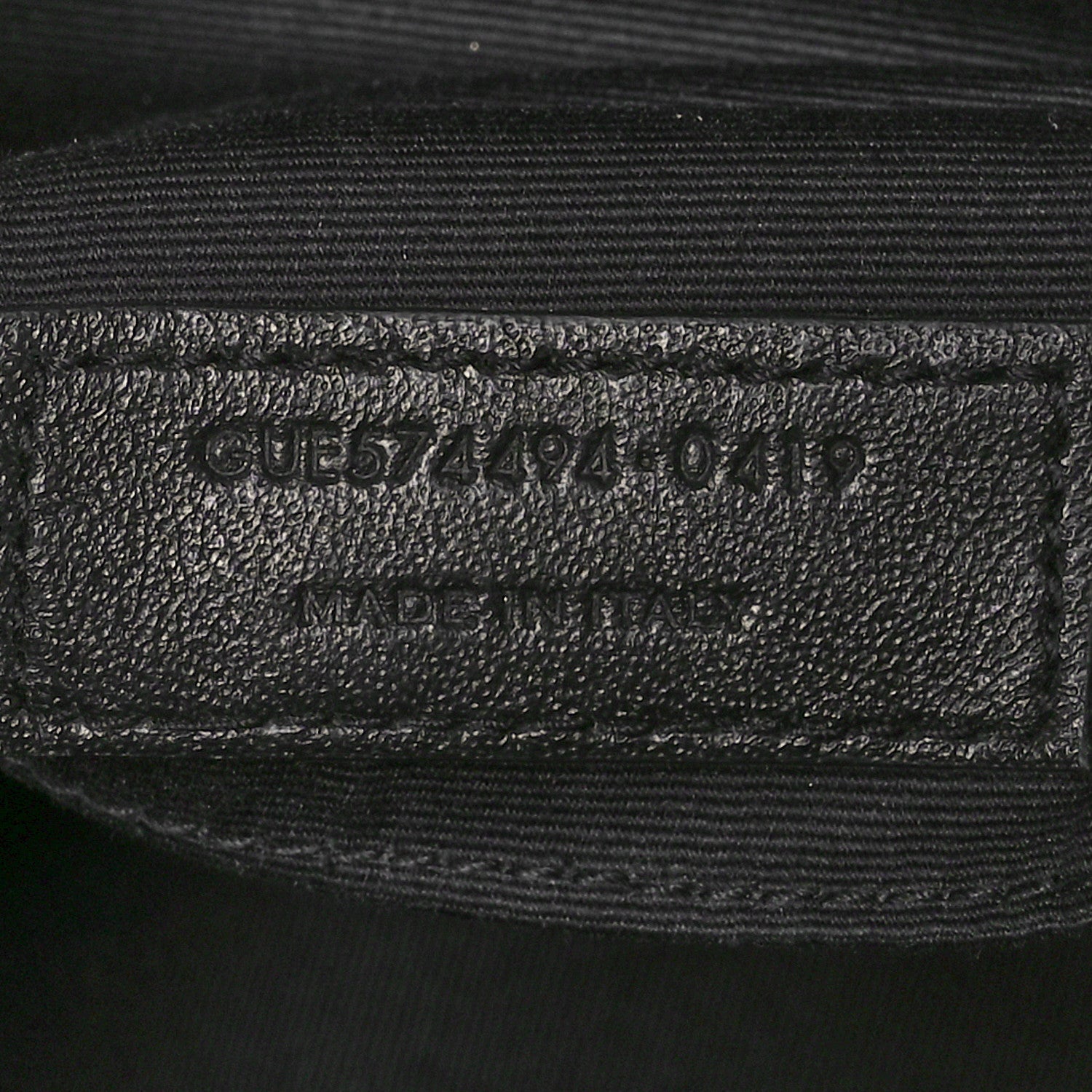 Saint Laurent Calfskin Matelasse Monogram Monochrome Lou Camera Bag Black 7 of 11