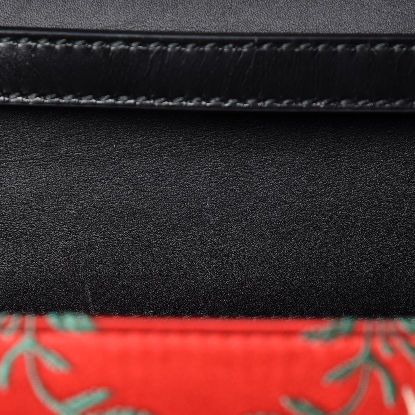 Jacquard Floral Medium Sylvie Top Handle Bag Red Multicolor Black