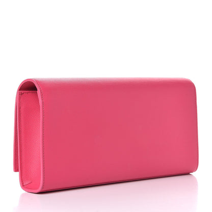 Saint Laurent Grain De Poudre Classic Monogram Cassandre Clutch Lipstick Fuchsia 3 of 7